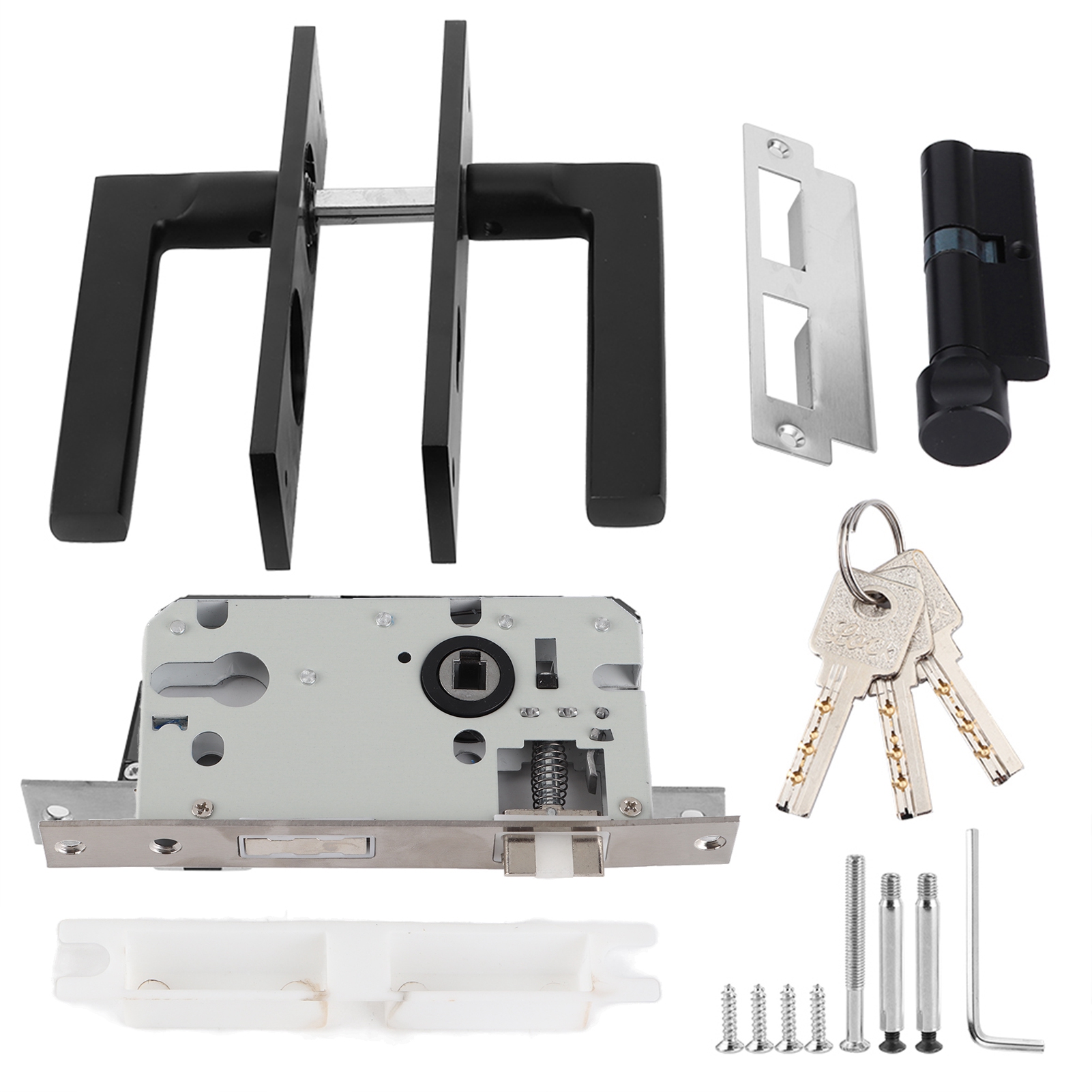 Home Security Essential - Space Aluminum Bedroom Door Lock Home