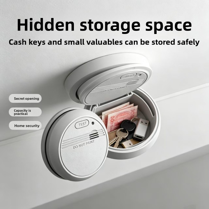 Home Security Tips - Realistic Simulated Smoke Detector Hidden Safe