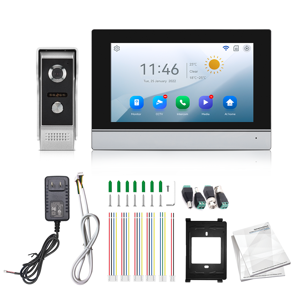 Home Security Tips - 7Inch IPS Screen 2MP Tuya Remote