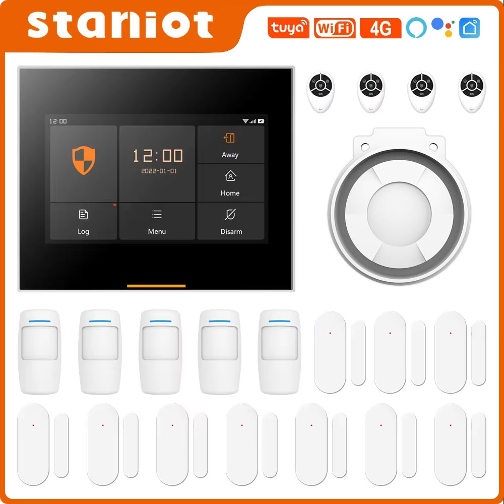 Sim Gsm Alarm - Staniot 433MHz Wifi Không Dây 4G