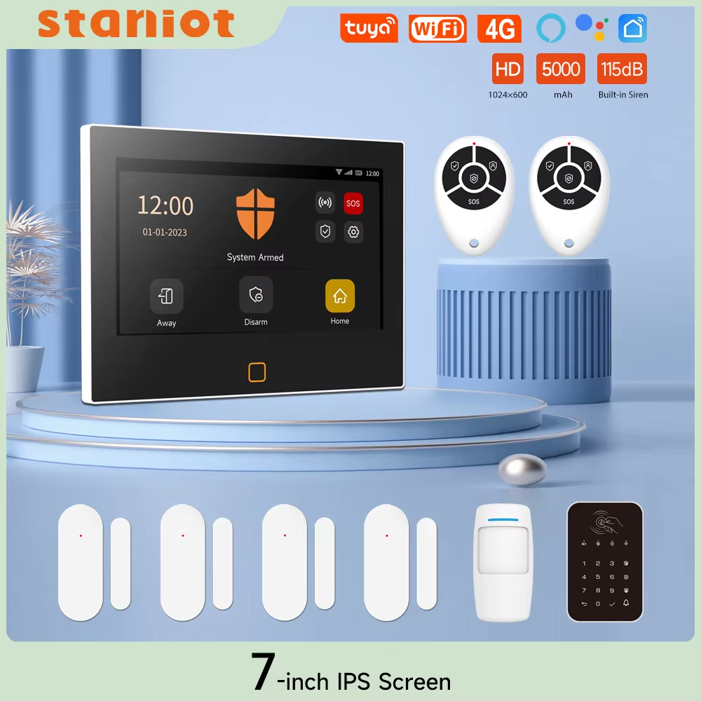Sim Gsm Alarm - Staniot 7 inch HD Alarm System