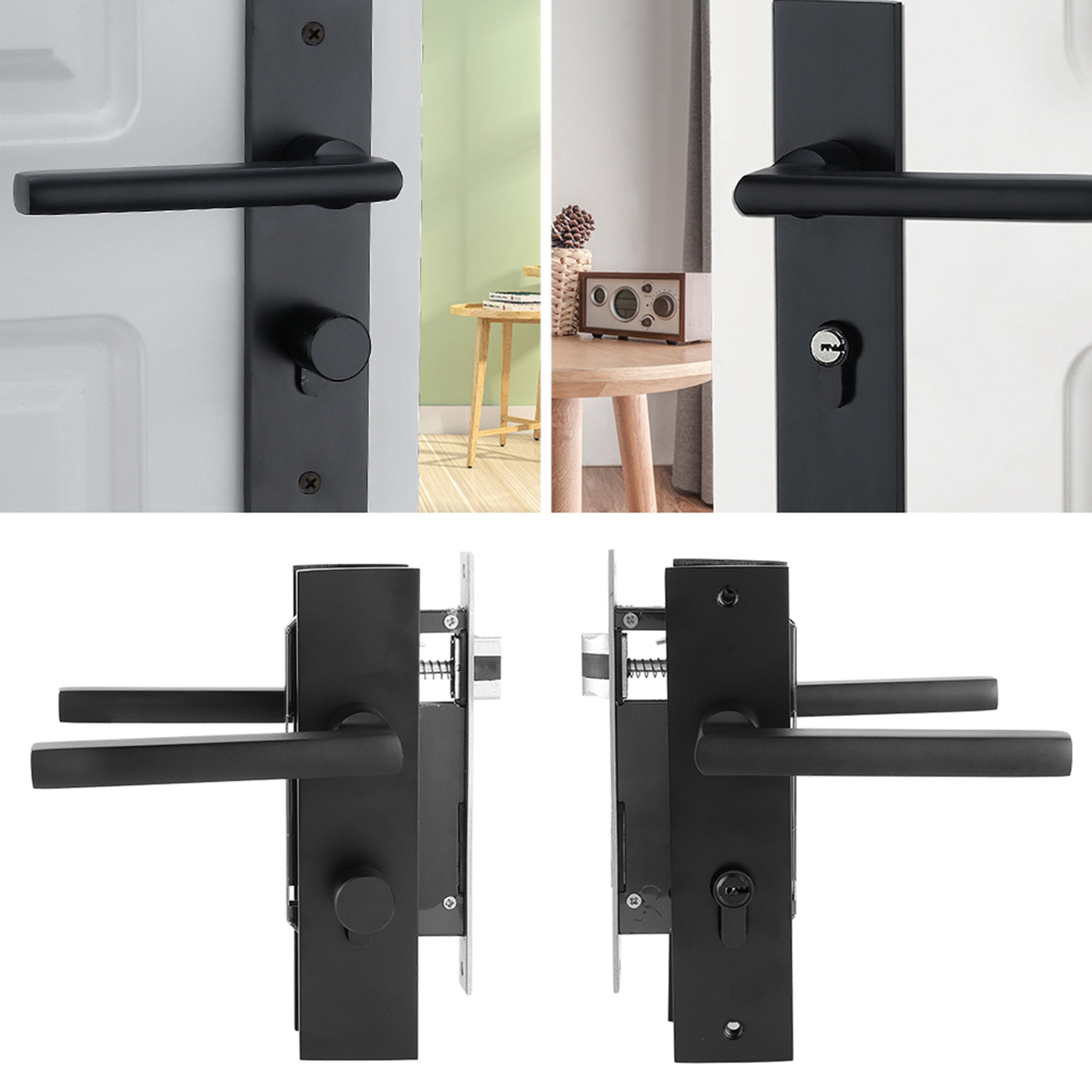 Space Aluminum Bedroom Door Lo - đánh giá và giá Home Security Essential