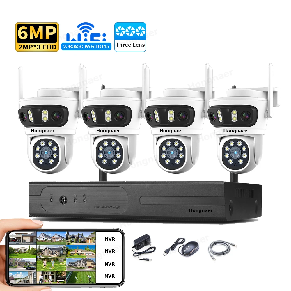 2026 Hongnaer 6MP 4CH 3 Lens 2 - đánh giá và giá Home Security And Cameras