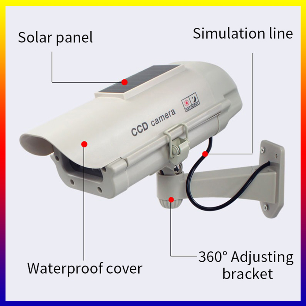 Simulation Solar Camera Waterp - đánh giá và giá Home Security Tips