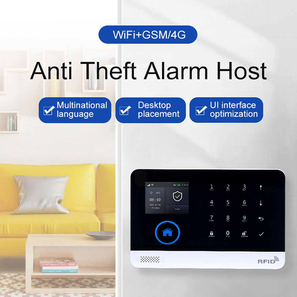 PGST Home Alarm System, WIFI S - đánh giá và giá Sim Gsm Alarm
