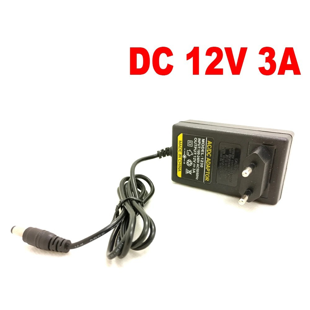 DC 12V 3A EU Plug AC/DC Power  - đánh giá và giá Home Security And Cameras