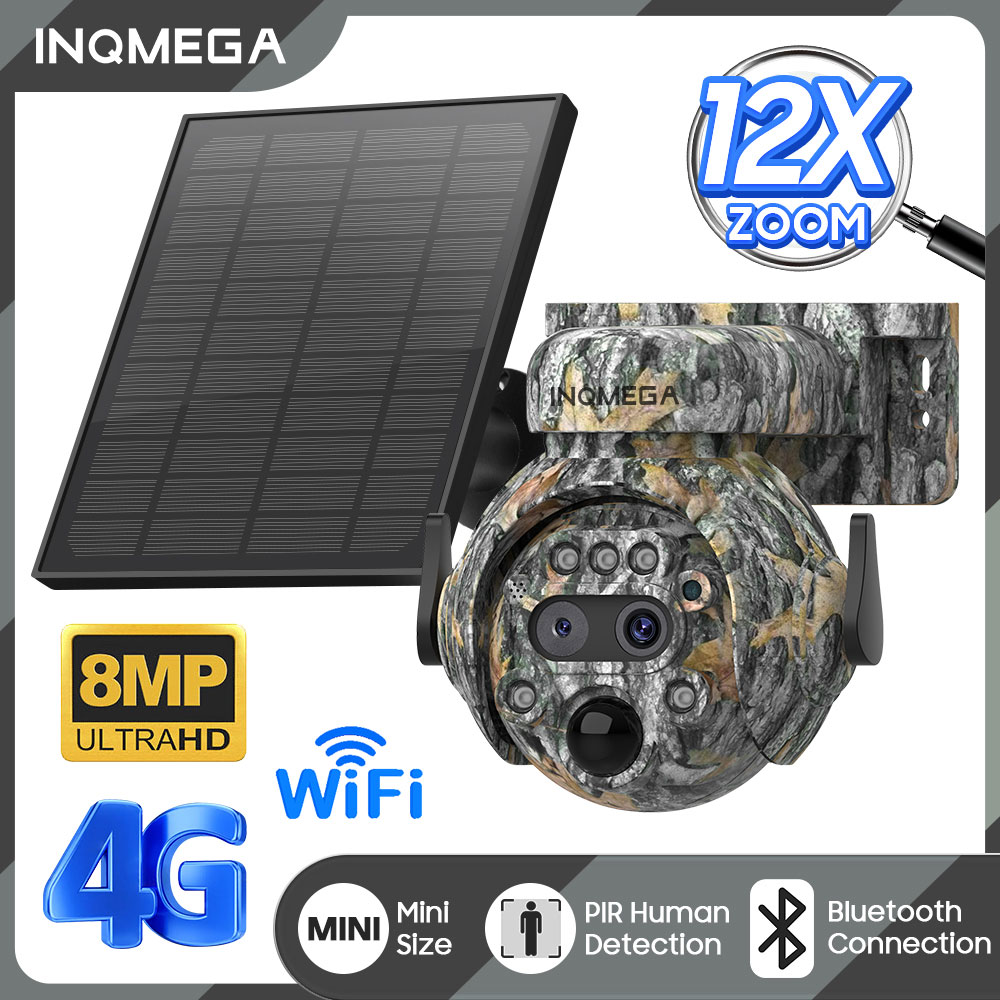 INQMEGA 8MP Solar Powered Came - đánh giá và giá Home Security Panel