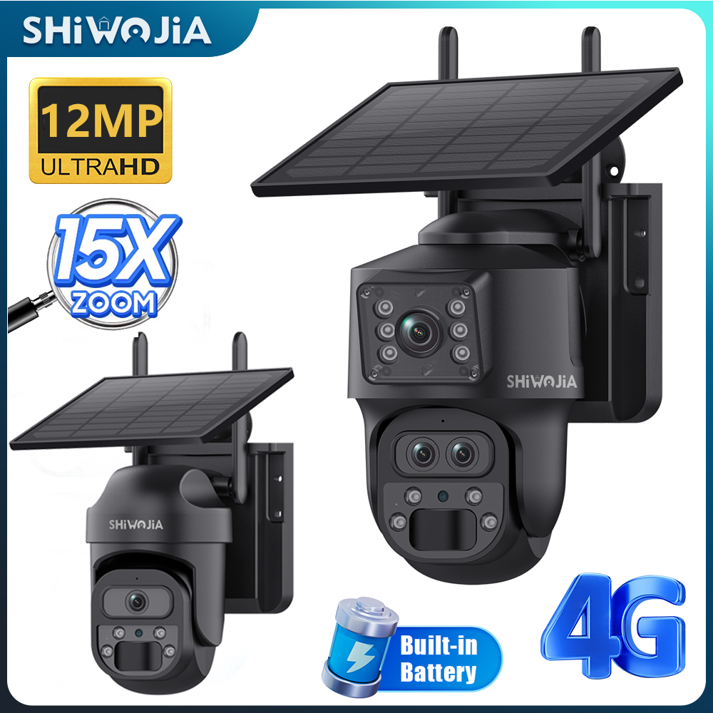 SHIWOJIA 15X ZOOM Solar Camera - đánh giá và giá Home Security Panel