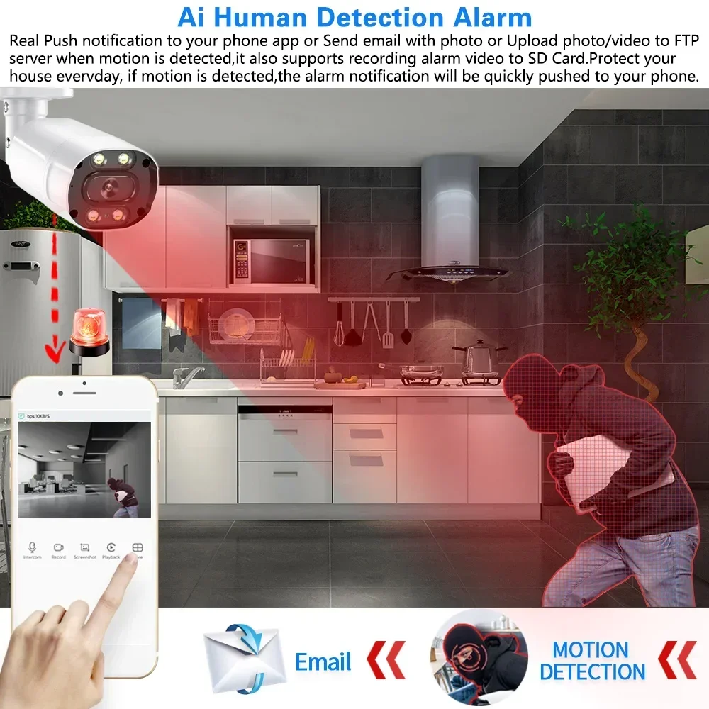 4K AHD DVR Home Security Kit 8 - đánh giá và giá Home Security And Cameras