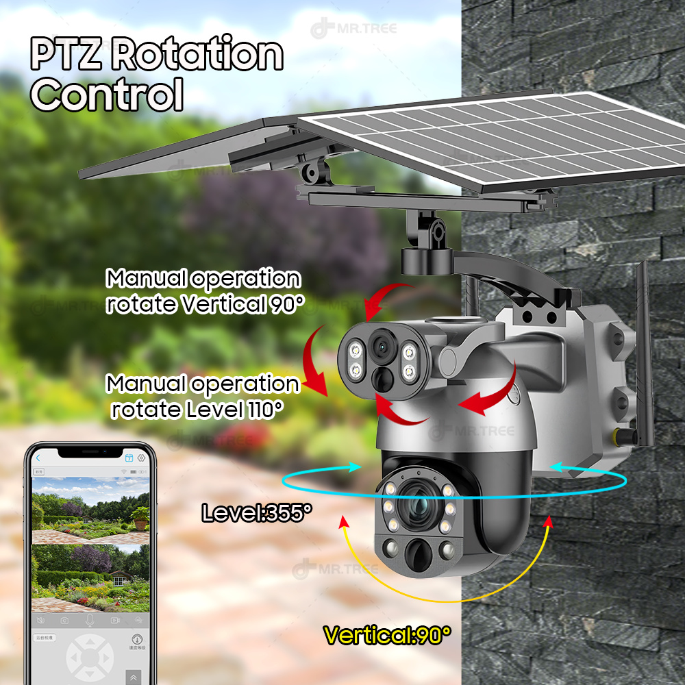 4K 50X Optical Zoom Dual Lens  - đánh giá và giá Home Security Panel