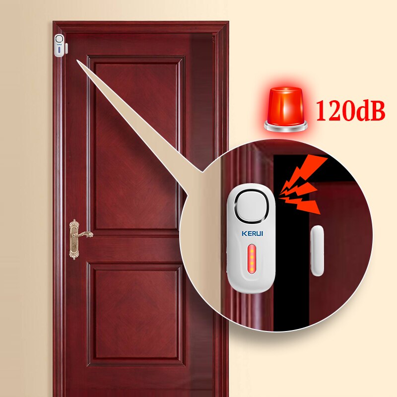 KERUI 120DB Wireless Door/Wind - đánh giá và giá Sim Gsm Alarm